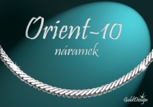 Orient 10 náramek stříbřený